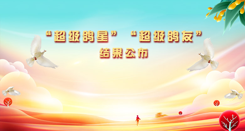 “超級(jí)鴿星”“超級(jí)鴿友”結(jié)果公布